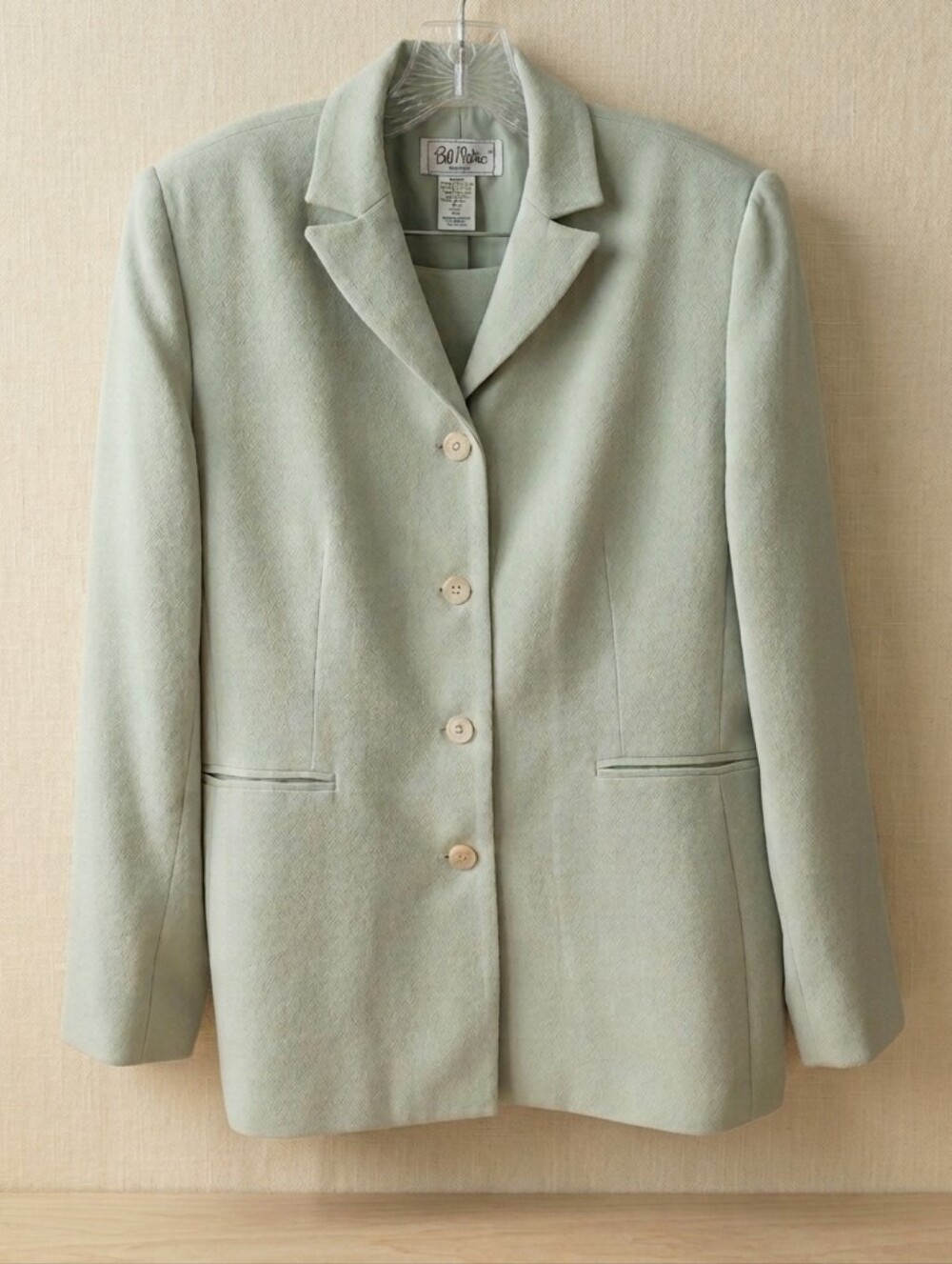 Bob Mackie Studio Sage Green Skirt Suit